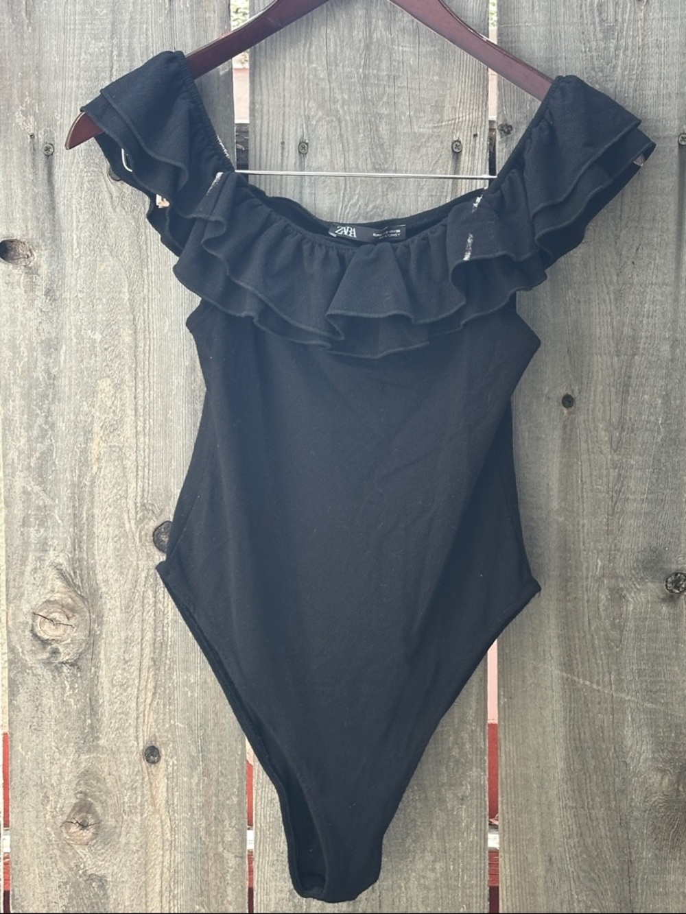 Black Zara bodysuit